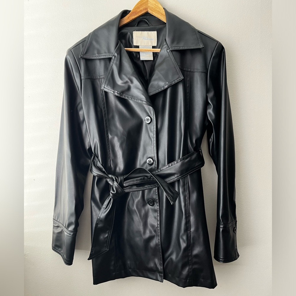 90s Faux Leather Penmans Jacket Size M